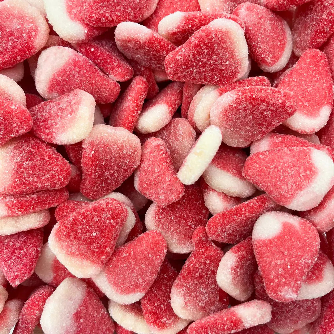Dulceplus Żelki o smaku truskawkowo-śmietankowym z cukrem Halal 1 kg
