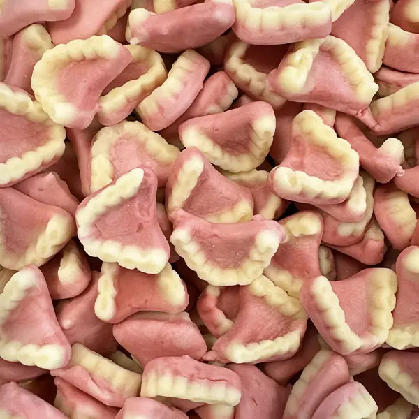 Caramelle gommose Halal Dulceplus a forma di dentiera 1 kg