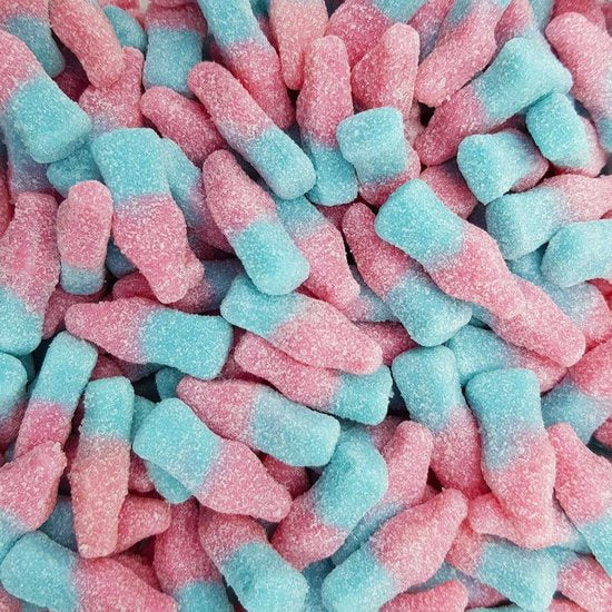 Frisia Fizzy Bubblegum lahvičky želé bonbony 1,5 kg