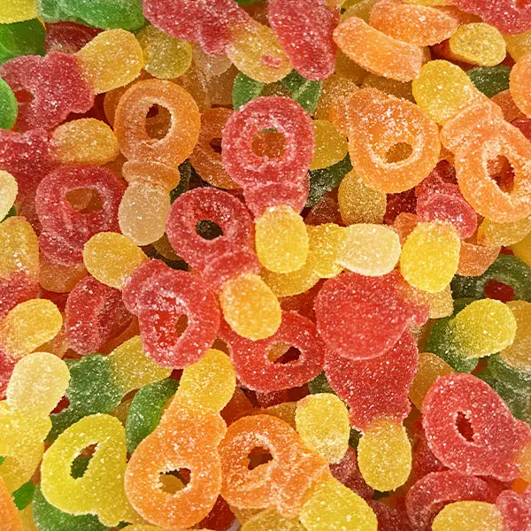 Dulceplus Caramelle gommose Halal a forma di ciuccio colorato 1 kg