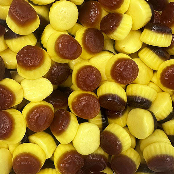 Caramelle gommose Halal Dulceplus tortine vaniglia e caramello 1 kg