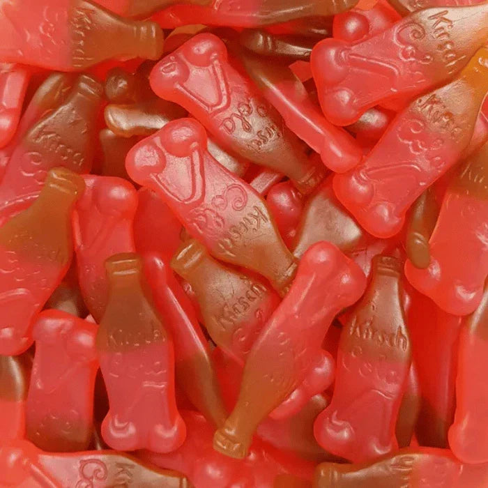Haribo třešňové cola lahvičky halal ovocné želé 3 kg