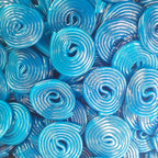Jeleuri cu aromă de zmeură albastră, formă de melci, 2 kg