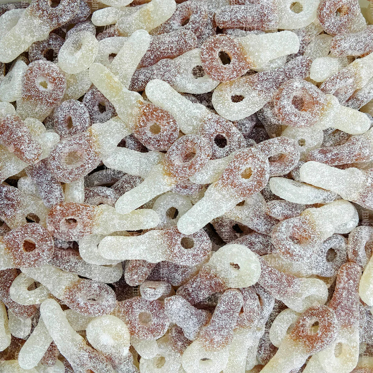 Frisia kyselé ovocné želé dudlíky s příchutí coly halal/vegan 3 kg