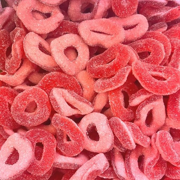 Dulceplus Erdbeerringe Halal Fruchtgummis 1 kg