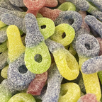 Frisia zure blauwe fopspenen winegums halal/vegan 3 kg