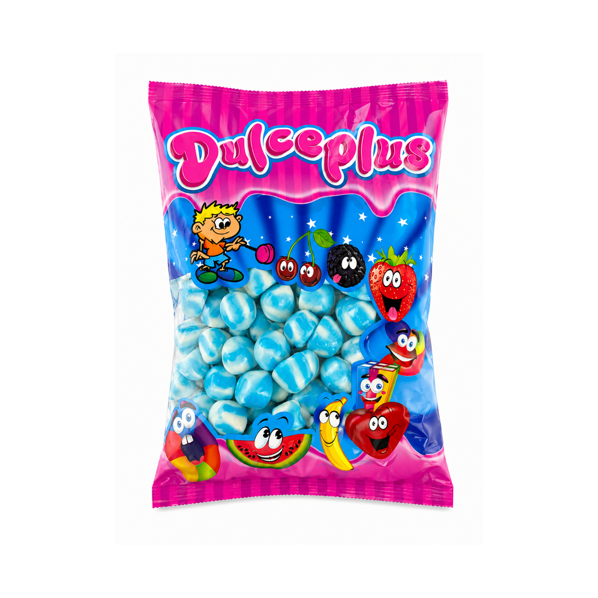 Dulceplus Blue Raspberry Twist halal ovocné želé 1 kg
