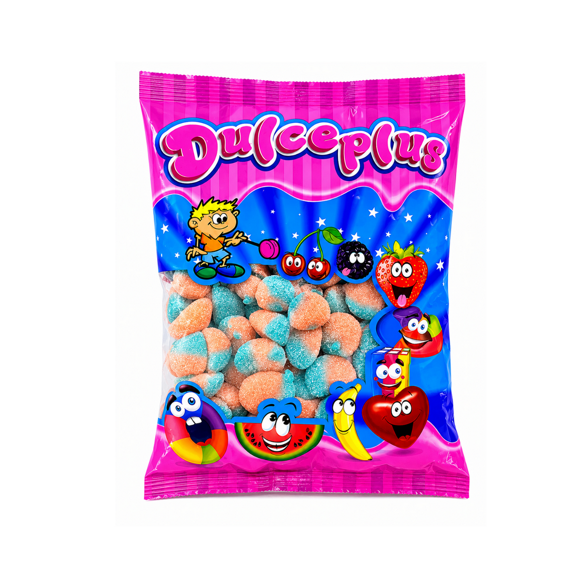 Caramelle gommose Halal Dulceplus gusto frutti di bosco 1 kg