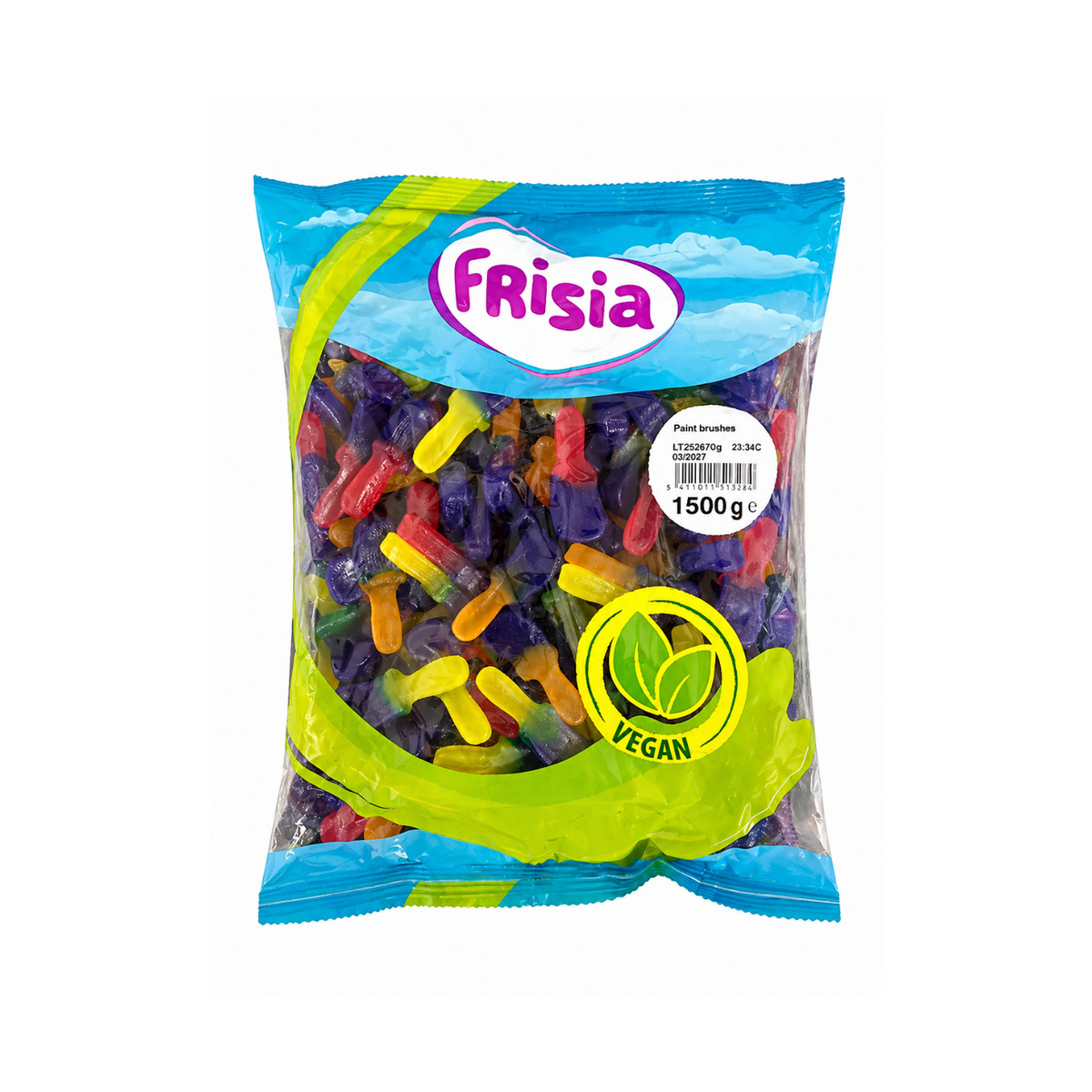Frisia Pinsel želé bonbony halal/vegan 1,5 kg