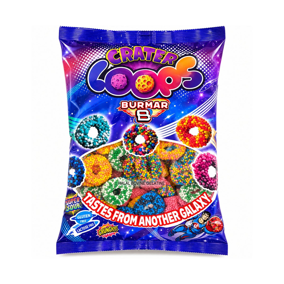 Gomitas de frutas Halal Burmar Loops 1 kg