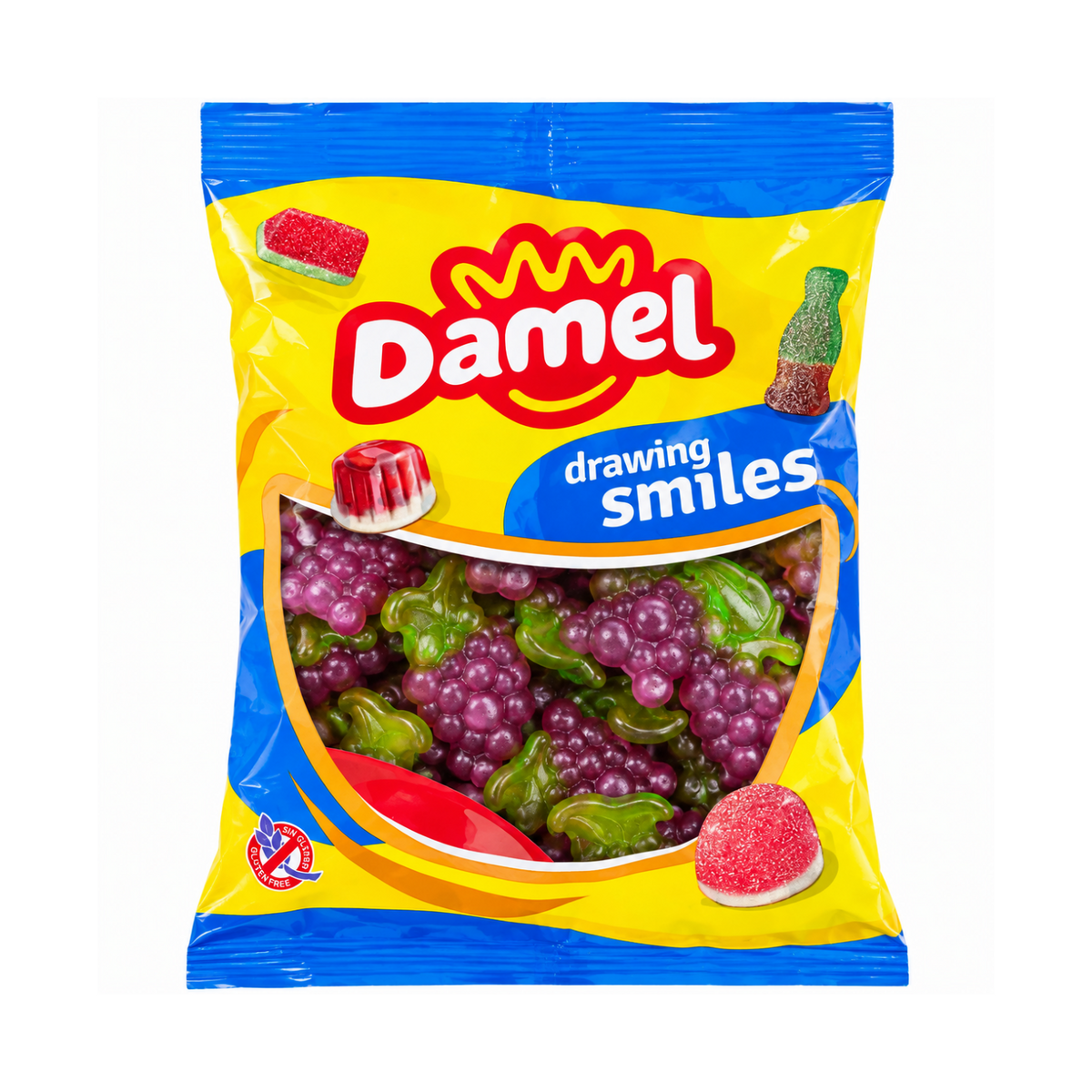 Damel XL Trauben Halal Fruchtgummis 1 kg