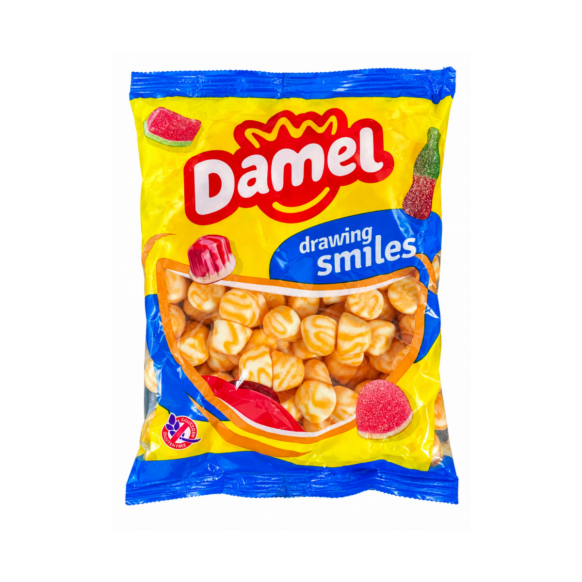 Damel Pfirsich Kisses Halal Fruchtgummis 1 kg