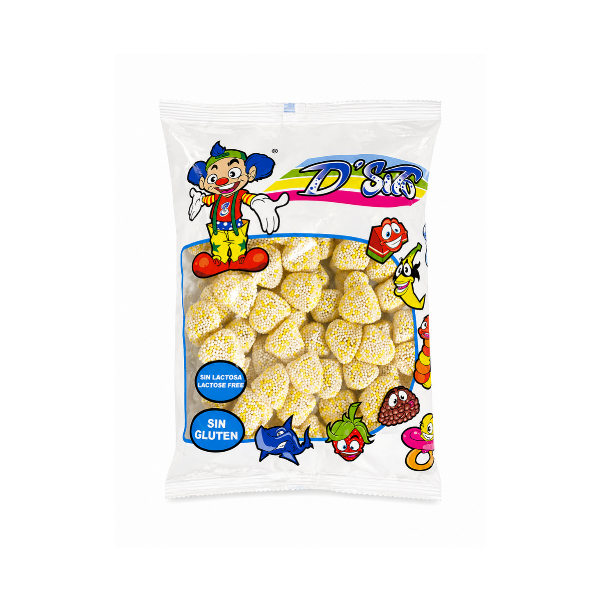 Gominolas de plátano y frutos rojos D'sito 1 kg