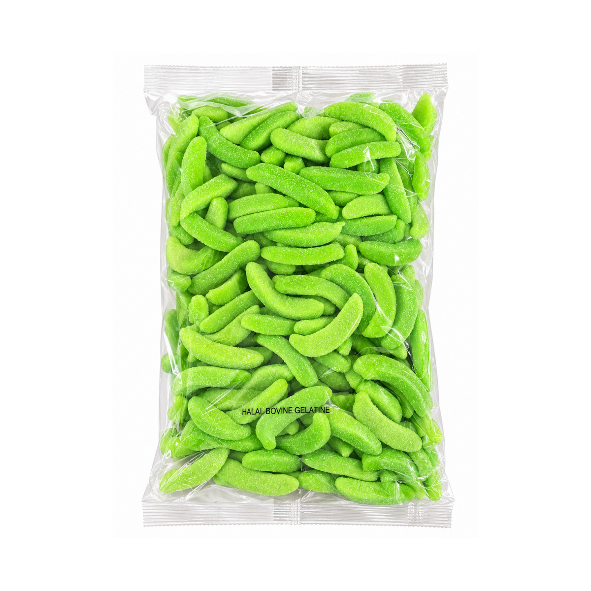Dulceplus Zielone banany żelki halal 2 kg