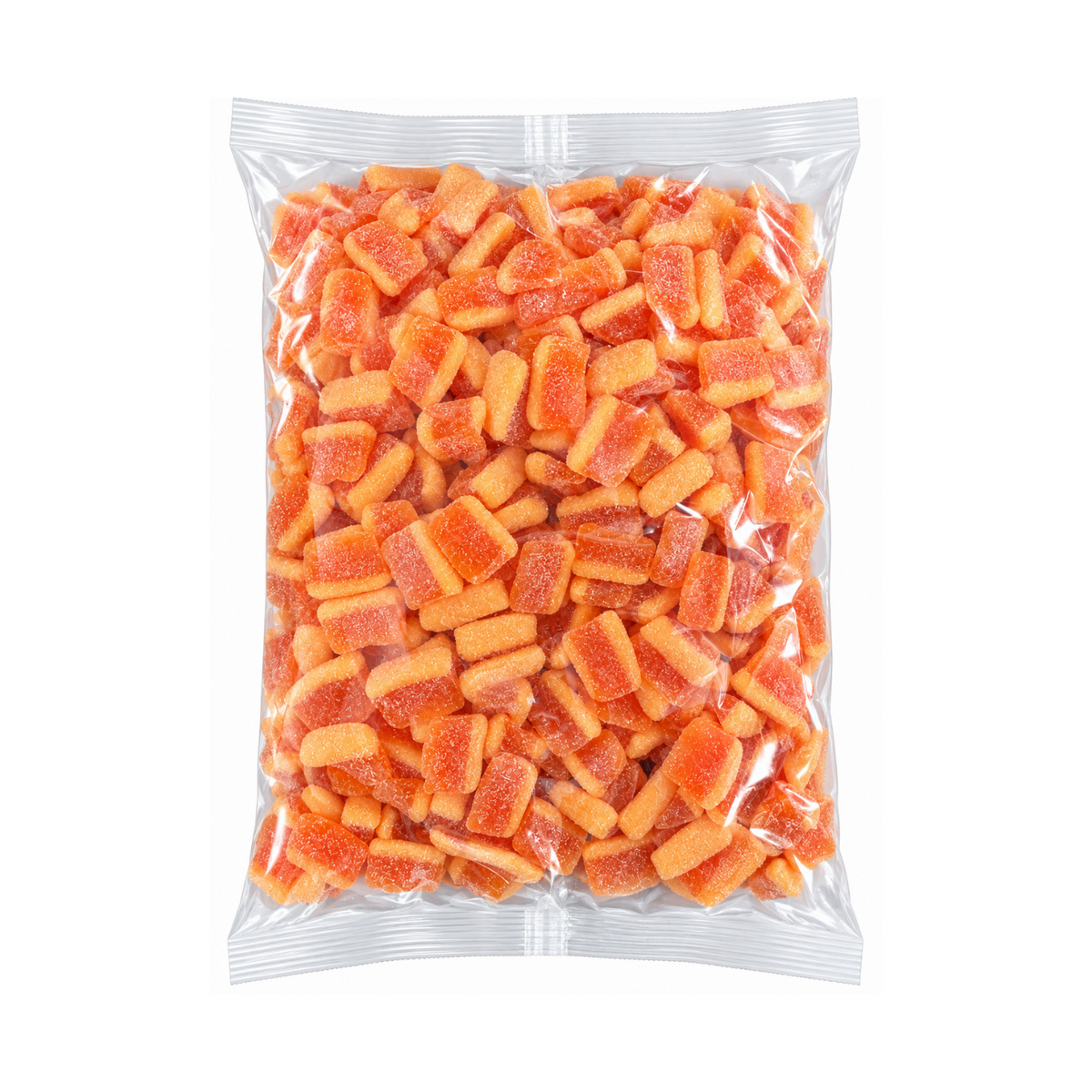 Żelki Dulceplus plastry brzoskwiniowe Halal 2 kg