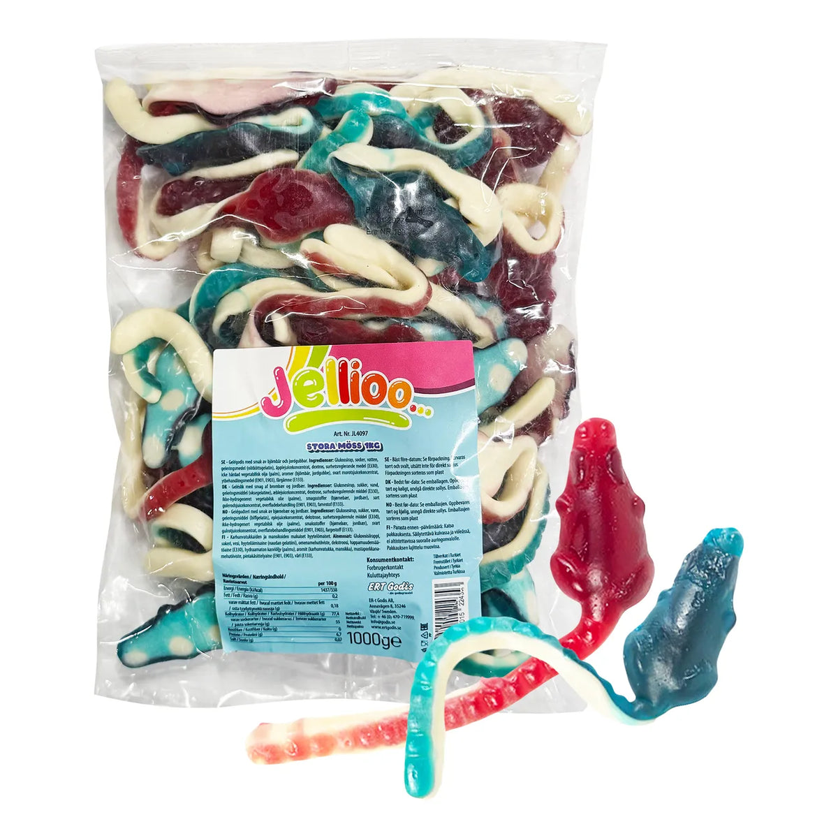 Jellioo Mäuse XL Halal Fruchtgummis 1 kg