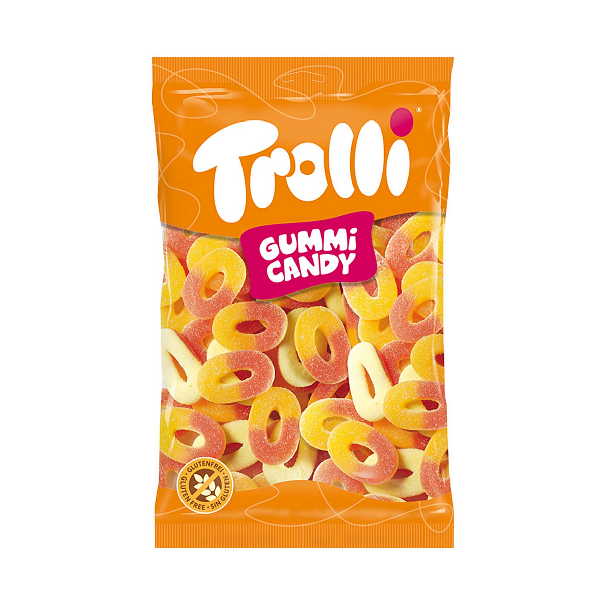 Trolli broskvové kroužky ovocné želé 1 kg