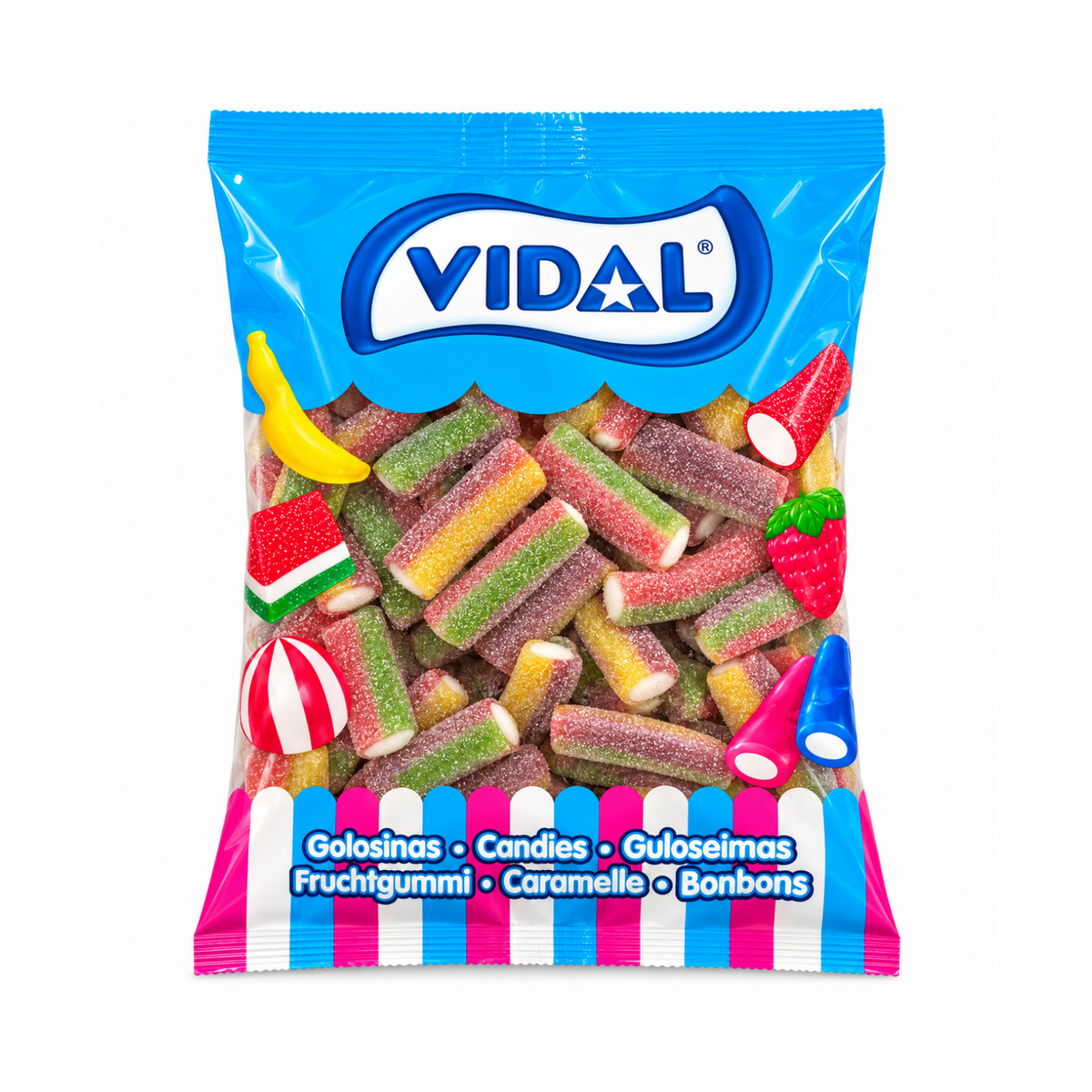 Vidal Raketen Regenbogen XL Fruchtgummis 1 kg