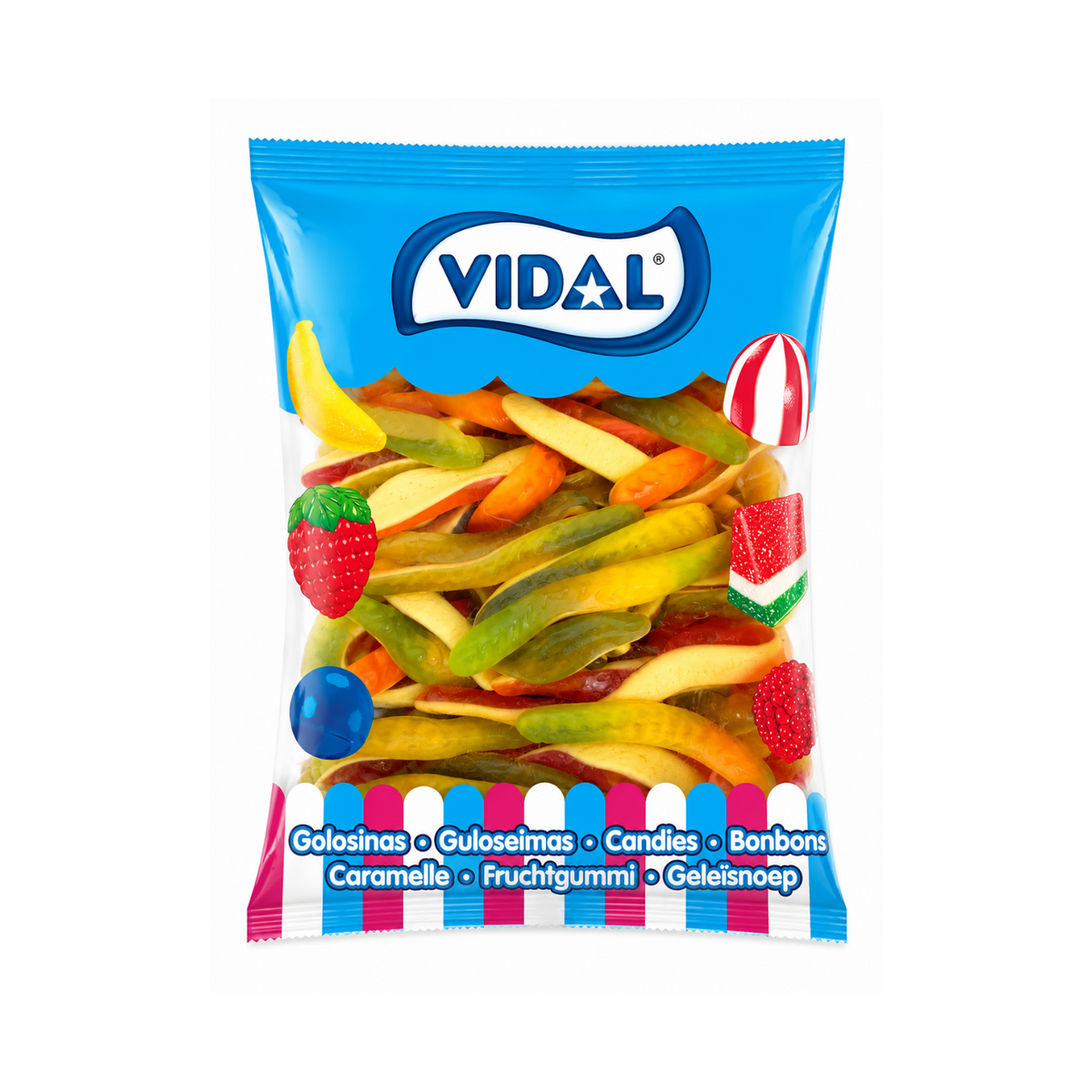 Gomitas Vidal Serpientes XXL 1 kg
